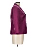 Talbots 100% Silk Purple Silk Blazer Size 10 - photo 4