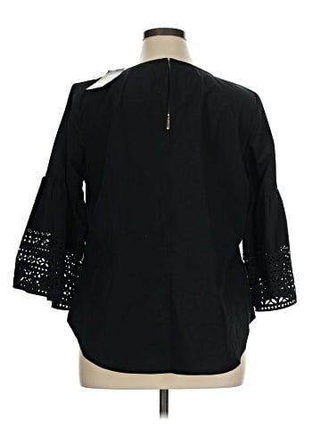 Lauren by Ralph Lauren 3/4 Sleeve Blouse (view 2)