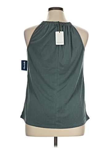 Green Envelope Sleeveless Blouse (view 2)