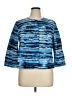 Coldwater Creek 100% Cotton Blue Blazer Size 14 - photo 1