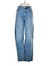 Zara Hearts Blue Jeans Size 8 - photo 1