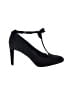 Nine West 100% Leather Black Heels Size 8 1/2 - photo 1