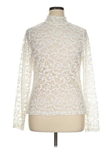 White House Black Market Long Sleeve Blouse (view 1)