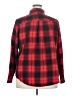 St. John's Bay 100% Cotton Plaid Red Long Sleeve Button-Down Shirt Size XXL - photo 2