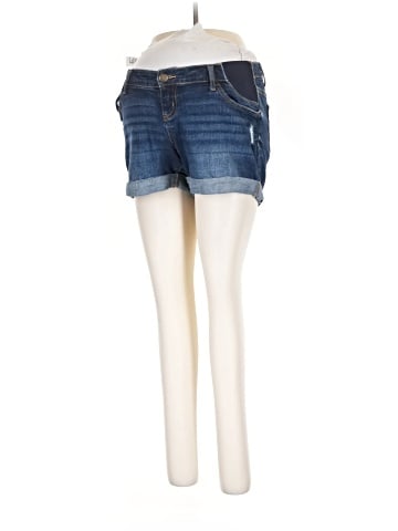 Indigo Blue Denim Shorts (view 1)