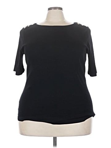Karen Scott 3/4 Sleeve Top (view 1)