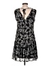 Calvin Klein 100% Polyester Graphic Black Cocktail Dress Size 10 - photo 2