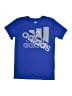 Adidas 100% Polyester Blue Active T-Shirt Size 14 - 16 - photo 1