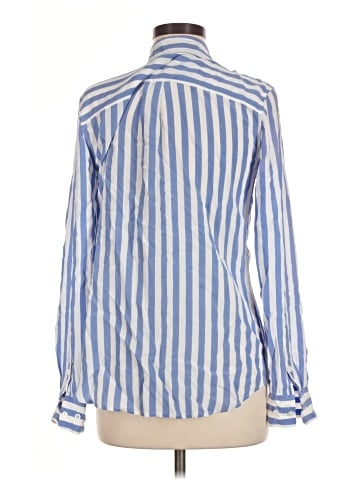 Equipment Long Sleeve Silk Top (view 2)