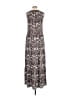 Max Studio Animal Print Brown Casual Dress Size L - photo 2