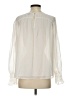 Ann Taylor 100% Polyester Ivory Long Sleeve Blouse Size S - photo 2