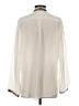Zoe & Sam Animal Print Ivory Long Sleeve Blouse Size S - photo 2