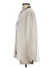 Zoe & Sam Animal Print Ivory Long Sleeve Blouse Size S - photo 5