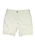 Ann Taylor Solid Ivory Khaki Shorts Size 8 - photo 1