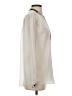 Zoe & Sam Animal Print Ivory Long Sleeve Blouse Size S - photo 4