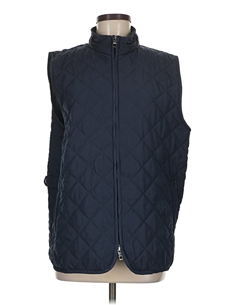 Pre-owned Tahari Vest In Blue
