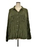 wonderly Plaid Green Long Sleeve Button-Down Shirt Size 3X - photo 1