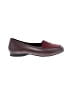 Array 100% Leather Burgundy Flats Size 12 (wide) - photo 1