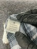 R N B 100% Polyester Plaid Gray Long Sleeve Blouse Size M - photo 8