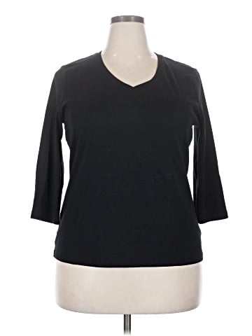 St. John's Bay 3/4 Sleeve Top (view 1)