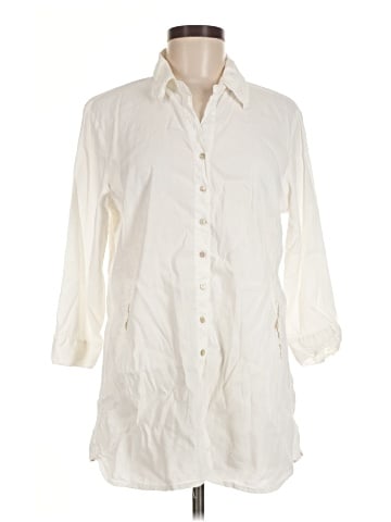 Eileen Fisher 3/4 Sleeve Button-Down Shirt (view 1)