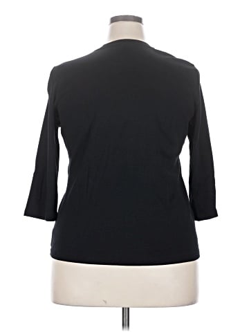 St. John's Bay 3/4 Sleeve Top (view 2)