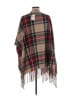 Mud Pie 100% Acrylic Plaid Burgundy Wrap One size - photo 2