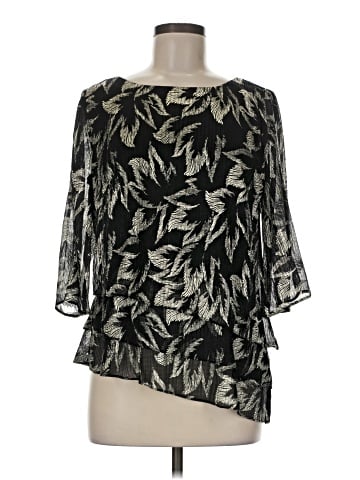 Alex Evenings 3/4 Sleeve Blouse (view 1)