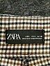 Zara Houndstooth Gray Casual Pants Size L - photo 7