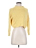Callahan 100% Cotton Yellow Turtleneck Sweater Size XS - photo 1
