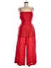 J.Crew 100% Linen Solid Red Jumpsuit Size 6 (tall) - photo 1