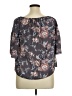 The Impeccable Pig Gray Short Sleeve Blouse Size 16 - photo 2