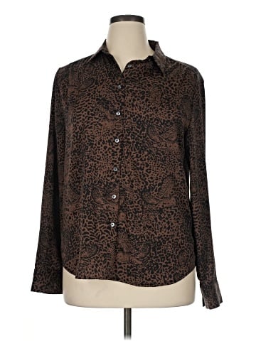 Ann Taylor Long Sleeve Blouse (view 1)
