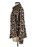 Ofeefan Animal Print Brown Long Sleeve Blouse Size M - photo 5