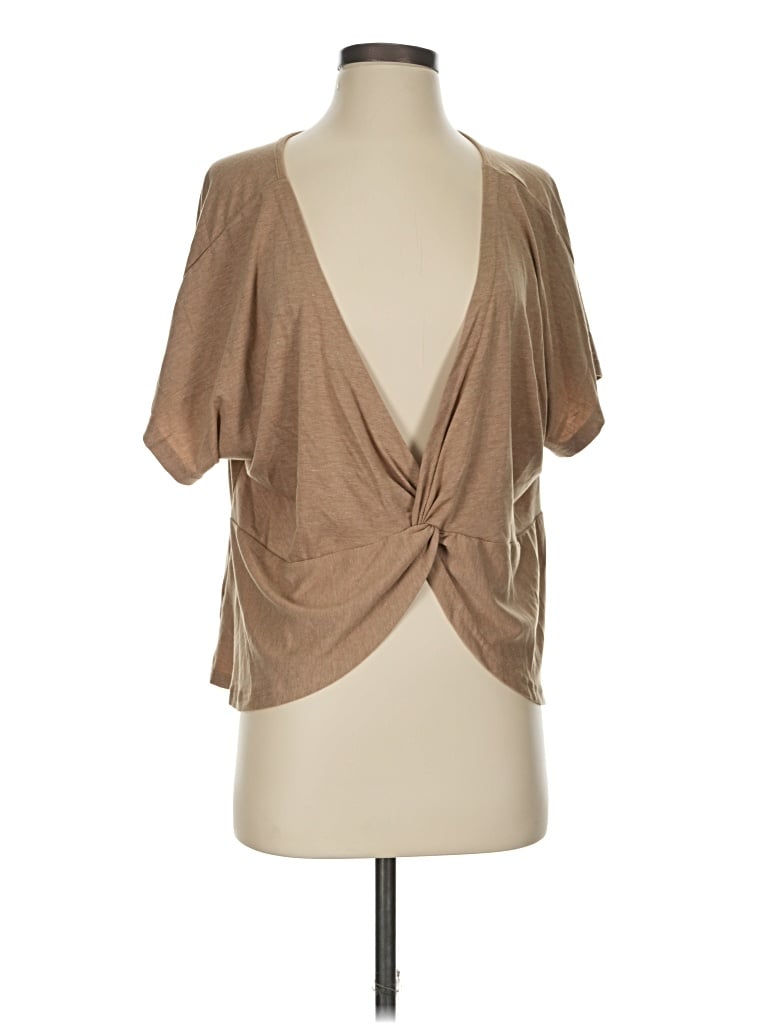 Pre-owned Unbranded Kimono In Tan