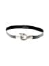 Chico's 100% Leather Silver Leather Belt Size Sm - Med - photo 1