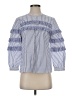 J.Crew 100% Cotton Blue 3/4 Sleeve Blouse Size 0 (petite) - photo 1
