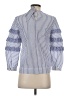 J.Crew 100% Cotton Blue 3/4 Sleeve Blouse Size 0 (petite) - photo 2