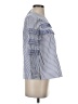 J.Crew 100% Cotton Blue 3/4 Sleeve Blouse Size 0 (petite) - photo 4