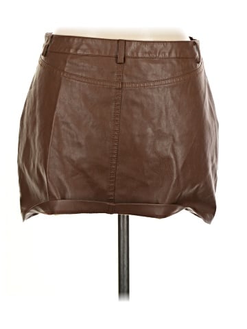Boohoo Faux Leather Skirt (view 2)