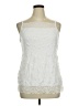 Maurices 100% Polyester Ivory White Sleeveless Blouse Size 1X - photo 1