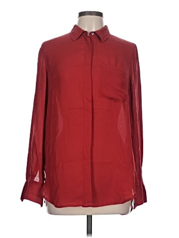 J.Crew Long Sleeve Silk Top (view 1)