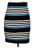 Express Stripes Blue Casual Skirt Size 4 - photo 2