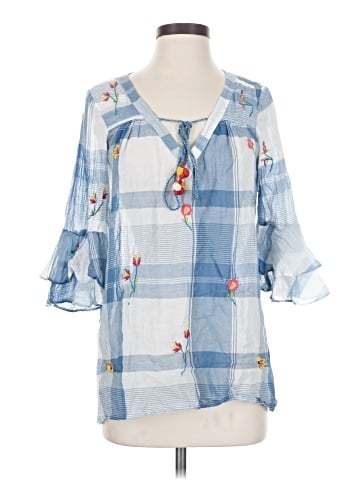 Akemi + Kin 3/4 Sleeve Blouse (view 1)