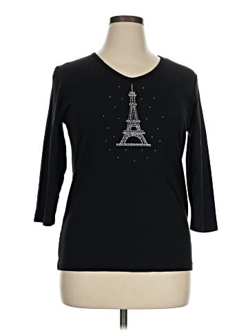 Cactus Bay Apparel Inc. by Lynee 3/4 Sleeve Top (view 1)