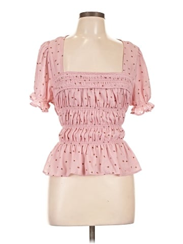 Free People Short Sleeve Blouse (view 1)