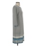 Max Studio Print Gray Casual Dress Size S - photo 4