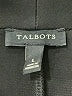 Talbots Solid Black Cocktail Dress Size L - photo 4