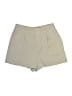 Forever 21 100% Polyester Solid Ivory Khaki Shorts Size L - photo 1