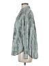 Pilcro Metallic Teal Long Sleeve Blouse Size M - photo 5
